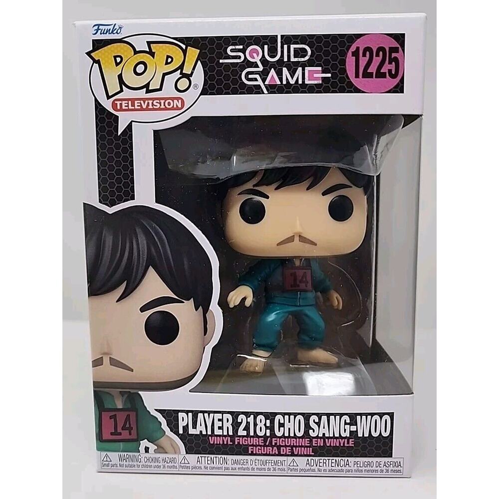 Funko Pop! Squid Game Player 218: Cho Sang-Woo #1225 F36